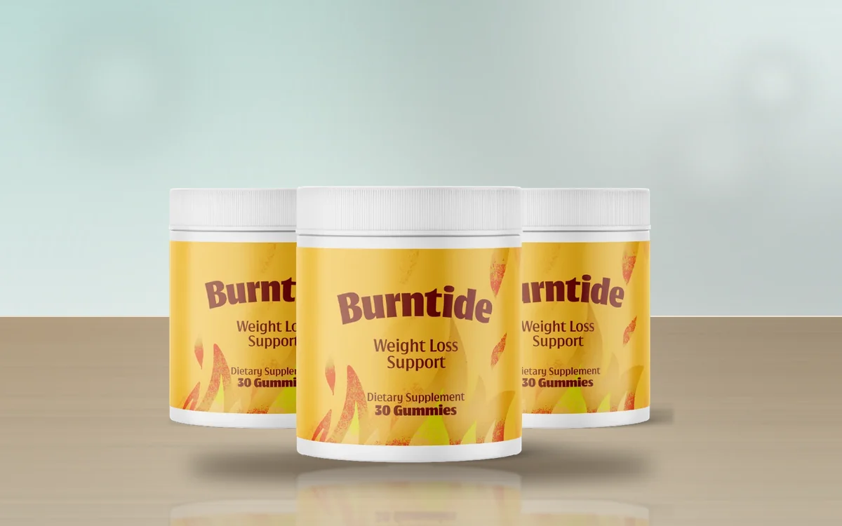 Burntide three-bottle pack on a table