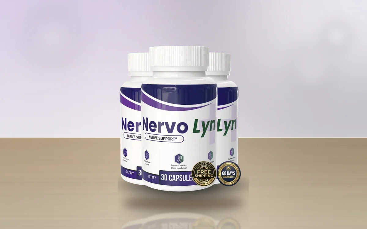 NervoLyn three-bottle pack on a table