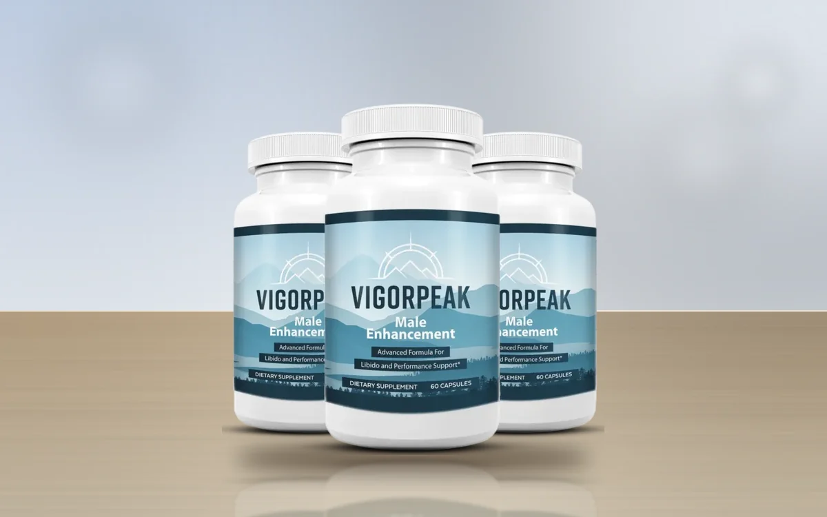 Vigor Peak three-bottle pack on a table