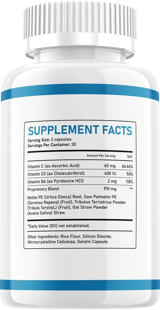 Men Balance Pro Supplement Facts